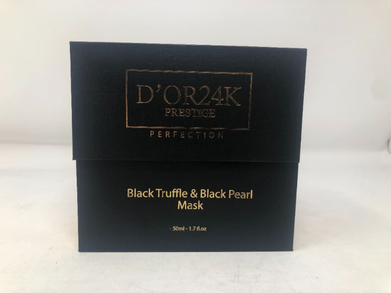 Photo 2 of BLACK TRUFFLE AND BLACK PEARL MASK REDUCES UNWANTED BLEMISHES SPOTS DISCOLORATION ROSACEA AND AGING PRODUCES ELASTICITY FIRMNESS AND CLEAR COMPLEXION PARABEN FREE NEW   $2495