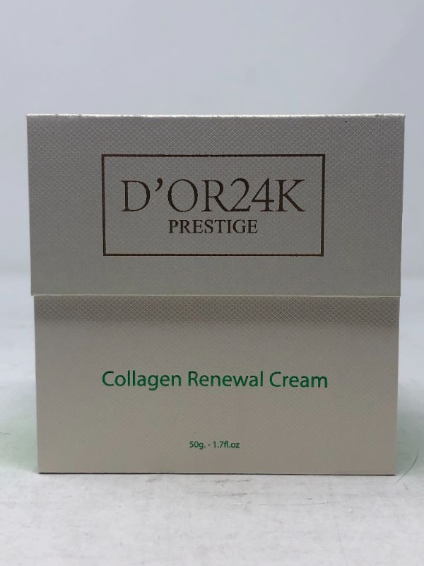 Photo 2 of COLLAGEN RENEWAL CREAM REPAIRS DAMAGED CELLS RECONSTRUCTS SKIN SMOOTH SUPPLE CLEAR ENHANCE ELASTICITY REVERSE SKIN DISCOLORATION IMPROVE CIRCULATION 24K GOLD RICE PROTEIN HYALURONIC ACID NEW IN BOX  $695