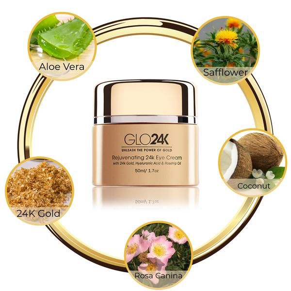 Photo 2 of REJUVENATING 24K EYE CREAM IMPROVES TEXTURE AND ELASTICITY REMOVES PUFFY AND DARK CIRCLES FINE LINES AND CROWS FEET NEW $ 99.99
