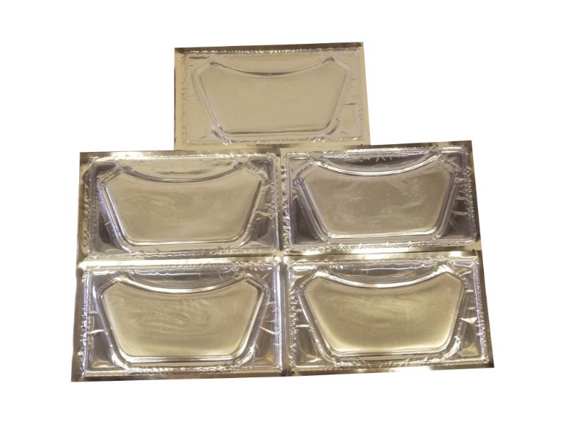 Photo 1 of 24K GOLD NECK MASKS INCREASING ELASTICITY REDUCING FINE LINES SAGGING SKIN AND ANY UNWANTED IMPURITIES NEW $ 51.91