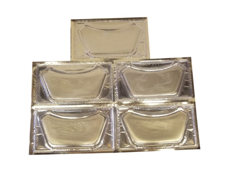 Photo 1 of 24K GOLD NECK MASKS INCREASE ELASTICITY REDUCING FINE LINES SAGGING SKIN AND ANY UNWANTED IMPURITIES NEW $ 51.91