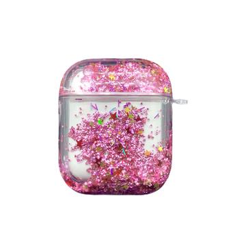 Photo 1 of GABBA GOODS LIQUID HARDSHELL AIRPOD CASE COVER FOR APPLE AIRPODS SERIES 1 COLOR PINK GLITTER AND STARS NEW IN BOX 
$19.99
