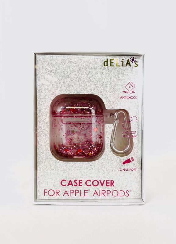 Photo 2 of GABBA GOODS LIQUID HARDSHELL AIRPOD CASE COVER FOR APPLE AIRPODS SERIES 1 COLOR PINK GLITTER AND STARS NEW IN BOX 
$19.99
