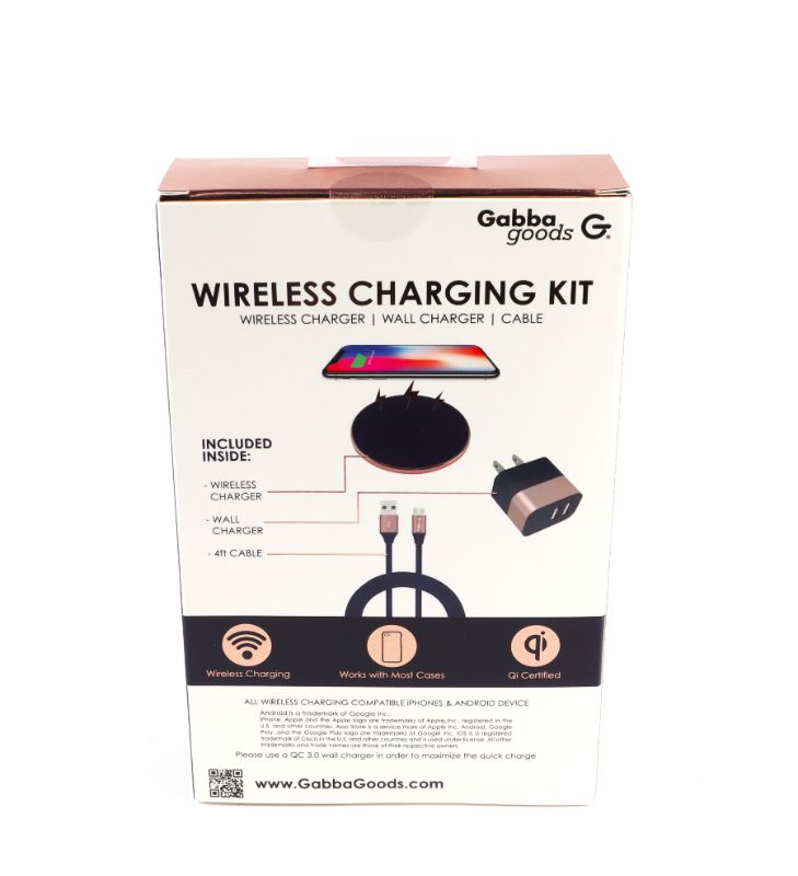 Photo 1 of 3 IN 1 WIRELESS CHARGING KIT 1 WIRELESS CHARGER 1 WALL BLOCK AND 1 4FT CABLE NEW $32.45