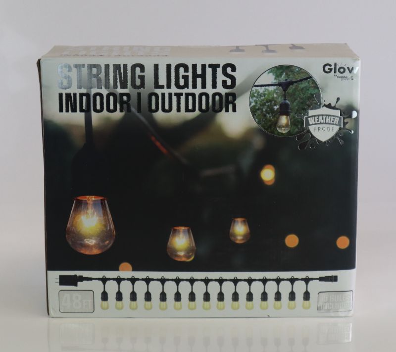 Photo 2 of 48 FOOT OUTDOOR STRING LIGHTS CONNECTABLE AND EASY TO INSTALL CAN CONNECT UP TO 5 STRINGS OR 960WATTS TOGETHER WHICH IS 240FEET .25INCH LOOPS TO HANG ALSO SOCKET IS PURE COPPER CAN BE USED WITH A LIGHT DIMMER SWITCH $159.99