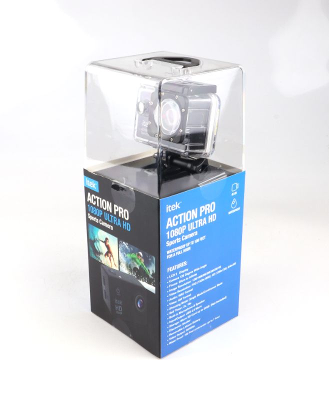 Photo 3 of ACTION PRO 1080 ULTRA HD SPORTS CAMERA WATERPROOF 4K HD 120 DEGREE WIDE ANGLE 2 MODES AND SELF TIMER NEW $40.89
