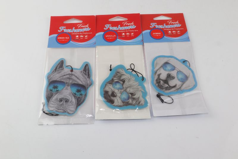 Photo 1 of 3 PACK AIR FRESNSERSDOGS WITH SUNGLASSES NEW 