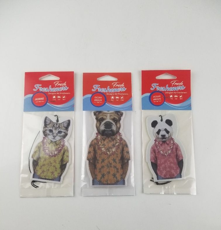Photo 1 of 3 PACK AIR FRESNSERS1 CAT 1 PANDA AND 1 DOG  NEW 