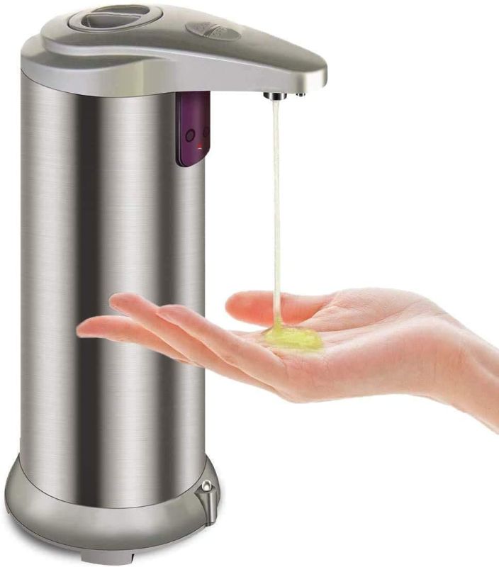 Photo 1 of AUTOMATIC DISPENSER ADJUSTABLE DESIRED DISPENSE AMOUNT BATTERY OPERATED NOT INCLUDED 8 OZ AUTO CLEAN TECHNOLOGY FILL WITH WATER HOLD BUTTON TO CLEAN AND TO PREVENT CLOGGING 

NEW $19.99