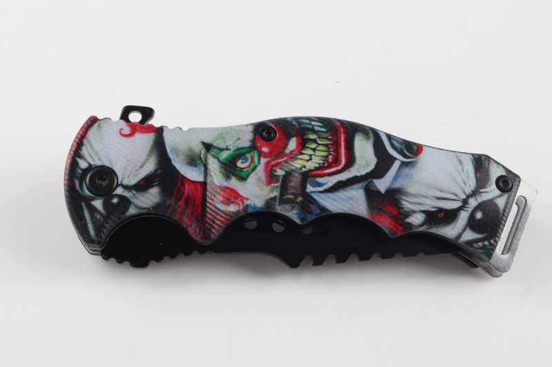 Photo 2 of JOKER THE CLOWN POCKET NIFE NEW