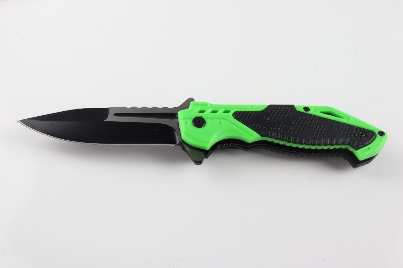 Photo 2 of GREEN AND BLACK POCKET KNIFE NEW 
