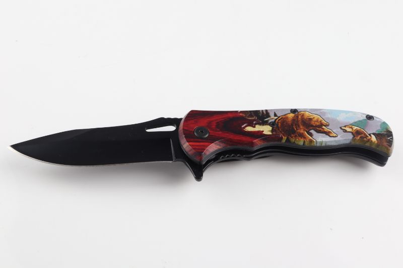 Photo 1 of BEARS IN SNOW POCKET KNIFE NEW