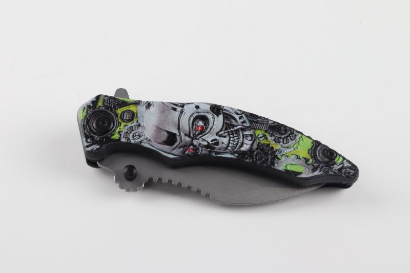 Photo 2 of MECHANICAL SKULL POCKET KNIFE NEW