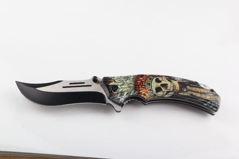 Photo 1 of NATIVE COLORFUL SKELETON POCKET KNIFE NEW