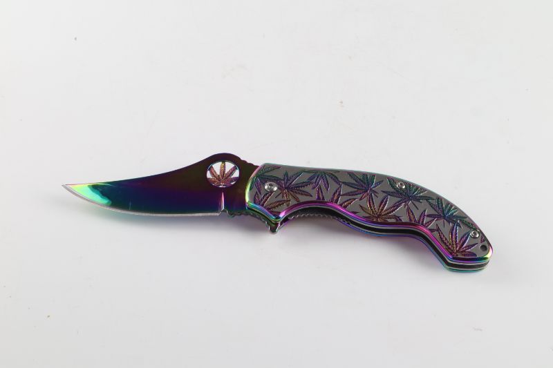 Photo 1 of MULTI COLOR FLOWER DESIGN POCKET KNIFE NEW