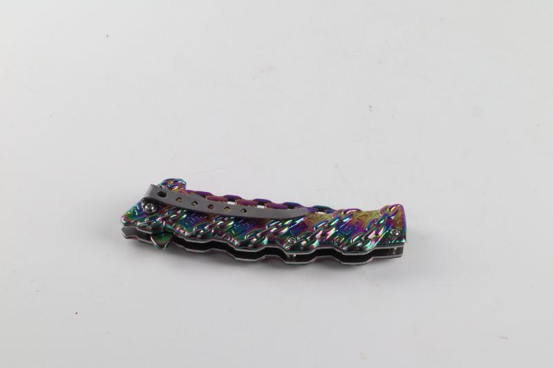 Photo 1 of OIL SLICK CHAIN POCKET KNIFE NEW 