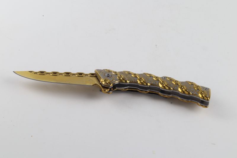 Photo 1 of GOLD CHAIN POCKET KNIFE NEW  