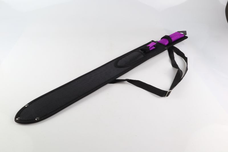 Photo 2 of PURPLE SWORD 27 INCH WITH 2 THROWING KNIVES 7 INCH NEW 