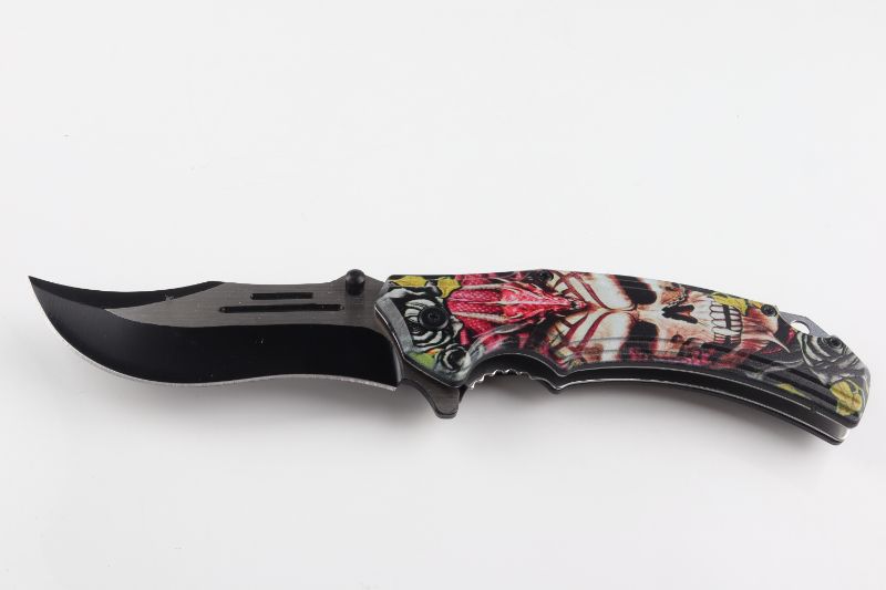 Photo 1 of SKULL DEVIL POCKET KNIFE NEW