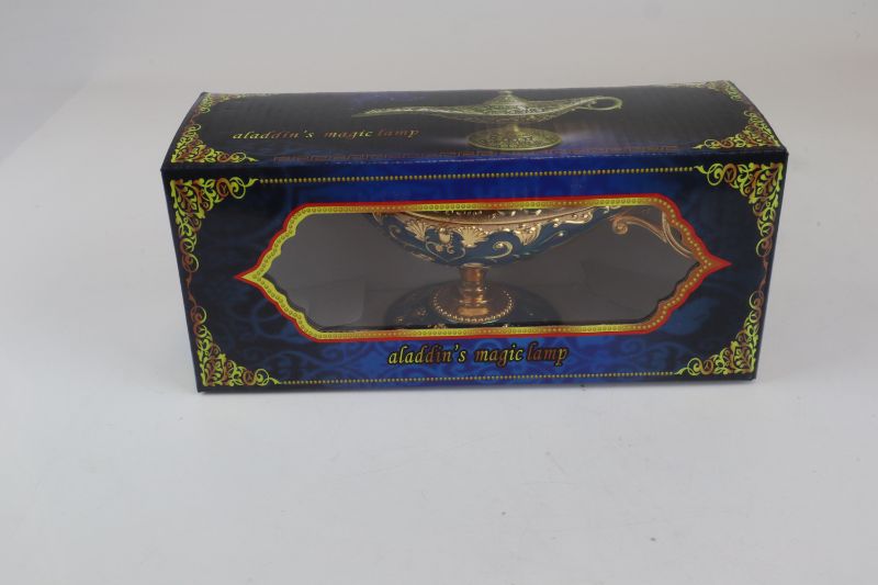 Photo 1 of ALADDINS MAGIC LAMP BLUE GREEN COLOR NEW 