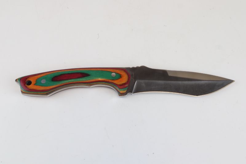 Photo 1 of HUNTING KNIFE WITH COLOR PATTERN 10 INCHES ABLE TO CARRY ON BELT NEW 