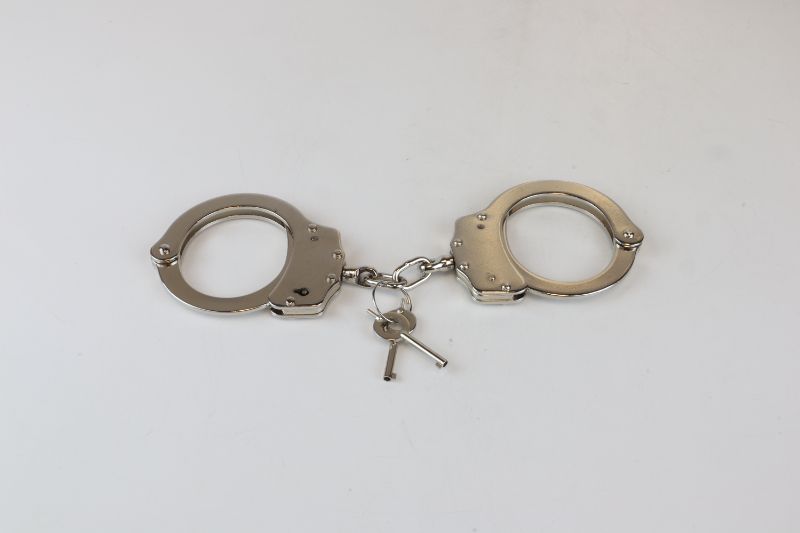 Photo 1 of SILVER HANDCUFFS WITH 2 KEYS NEW 