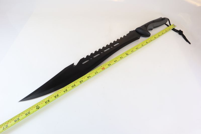 Photo 2 of LARGE HUNTING OR EXPLORING SWORD 25 1/2 INCHES USABLE NEW 