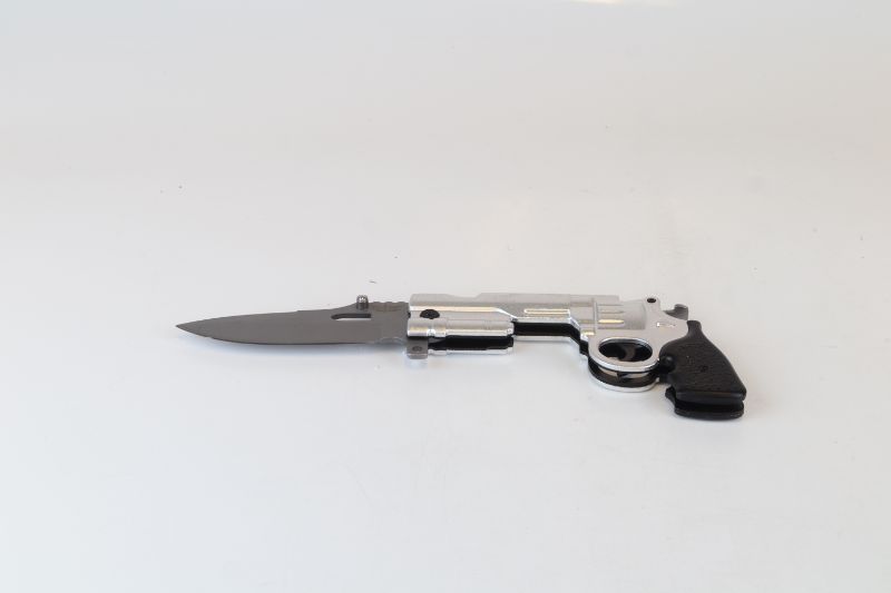 Photo 1 of MINI GUN STYLE KNIFE WITH CARRY CASE NEW 