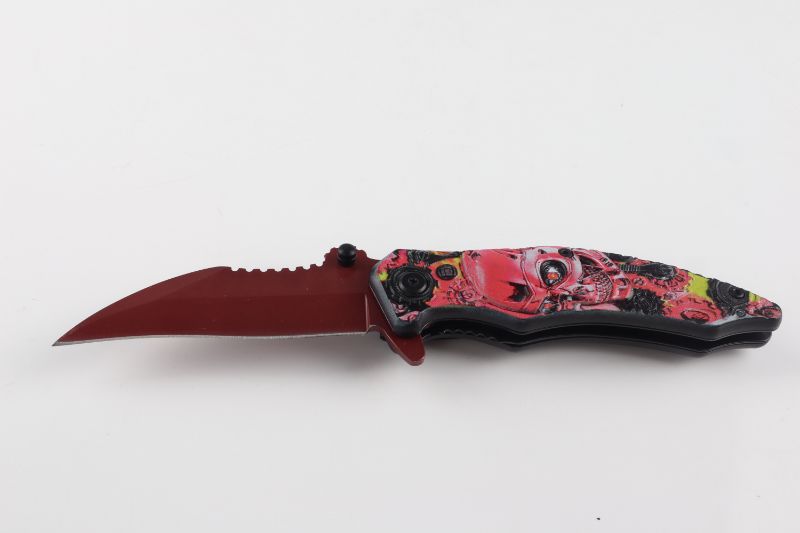 Photo 1 of RED SKULL POCKET KNIFE NEW