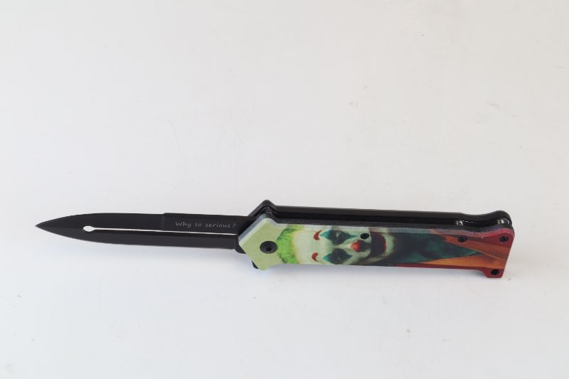 Photo 1 of JOKER DESIGN POCKET KNIFE 8 IN NEW