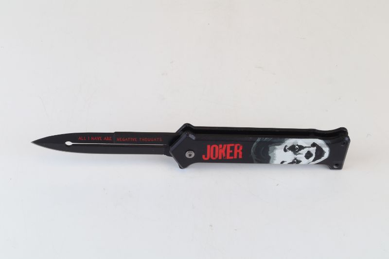 Photo 1 of JOKER DESIGN POCKET KNIFE 8 IN NEW