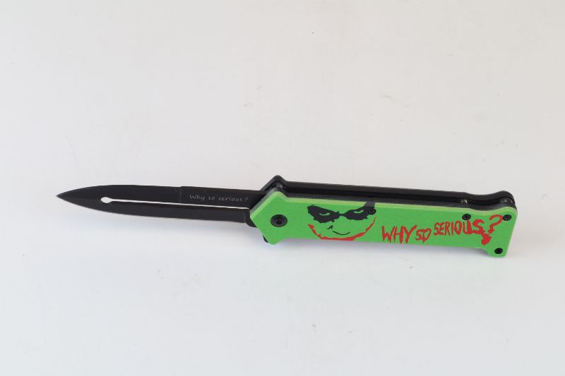 Photo 1 of JOKER DESIGN POCKET KNIFE 8 IN NEW