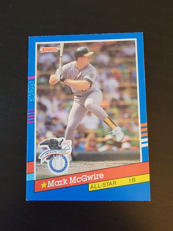 Photo 1 of 1990 MARK MCGUIRE DONRUSS EXCELLENT CONDITION 