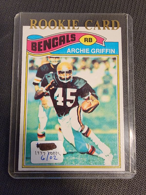 Photo 1 of 1977 ARCHIE GRIFFIN ROOKIE CARD EXCELLENT CONDITION