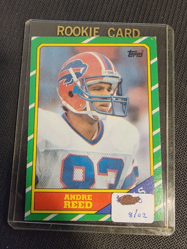 Photo 1 of 1986 ANDRE REED ROOKIE CARD GREAT CONDITION