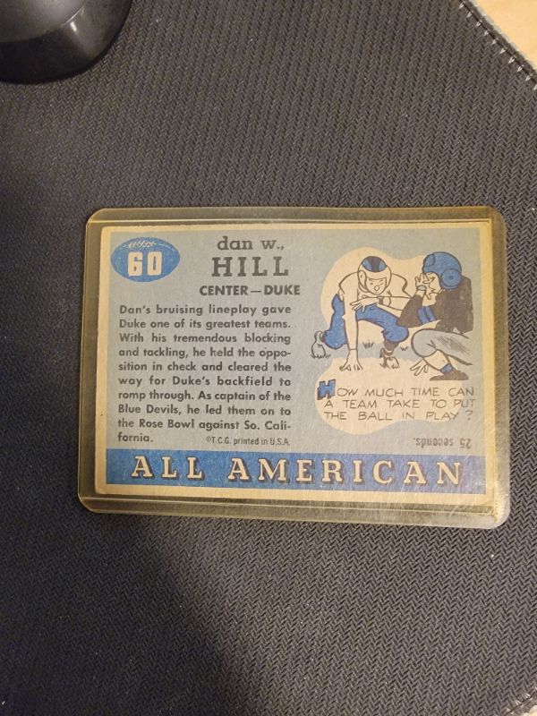 Photo 2 of 1955 TIGER HILL TOPPS CARD FAIR - GOOD CONDITION
