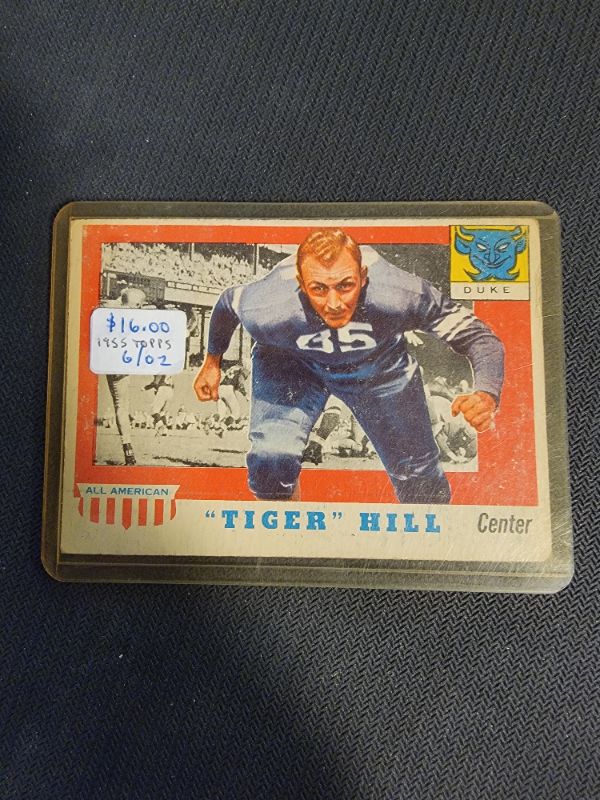 Photo 1 of 1955 TIGER HILL TOPPS CARD FAIR - GOOD CONDITION