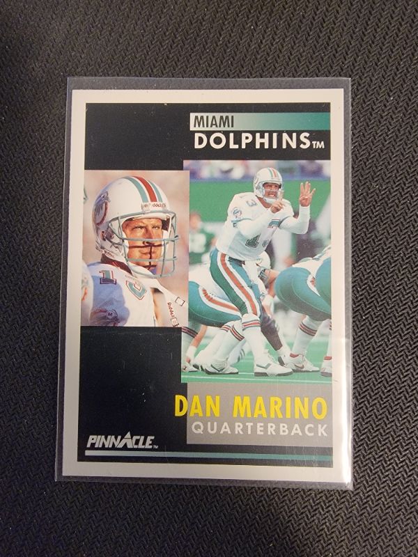 Photo 1 of 1991 DAN MARINO PINNACLE CARD EXCELLENT CONDITION