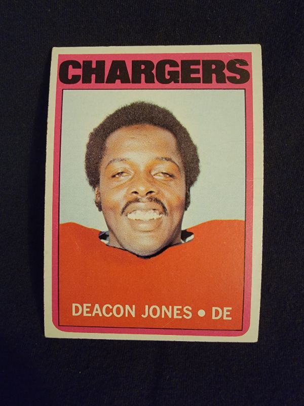 Photo 1 of 1972 DEACON JONES TOPPS CARD