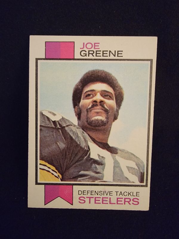 Photo 1 of 1973 "MEAN" JOE GREENE TOPPS CARD