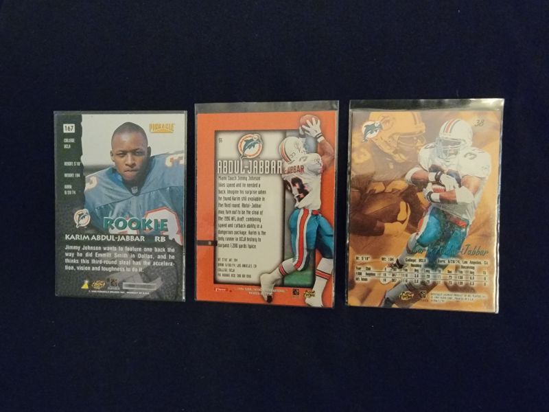 Photo 2 of 3 KARIM ABDUL CARDS