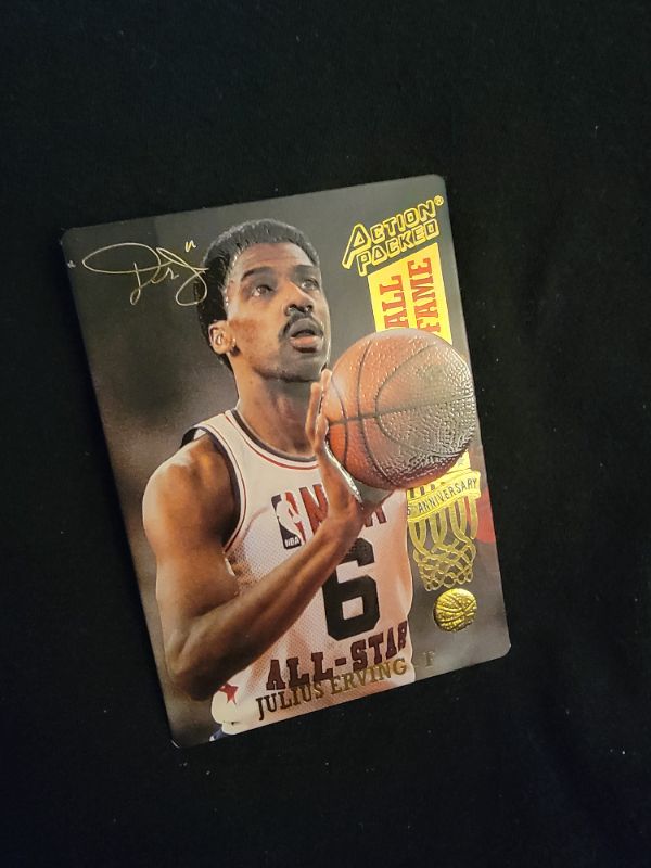 Photo 1 of 1993 JULIUS ERVING "DR J" RAISED CARD