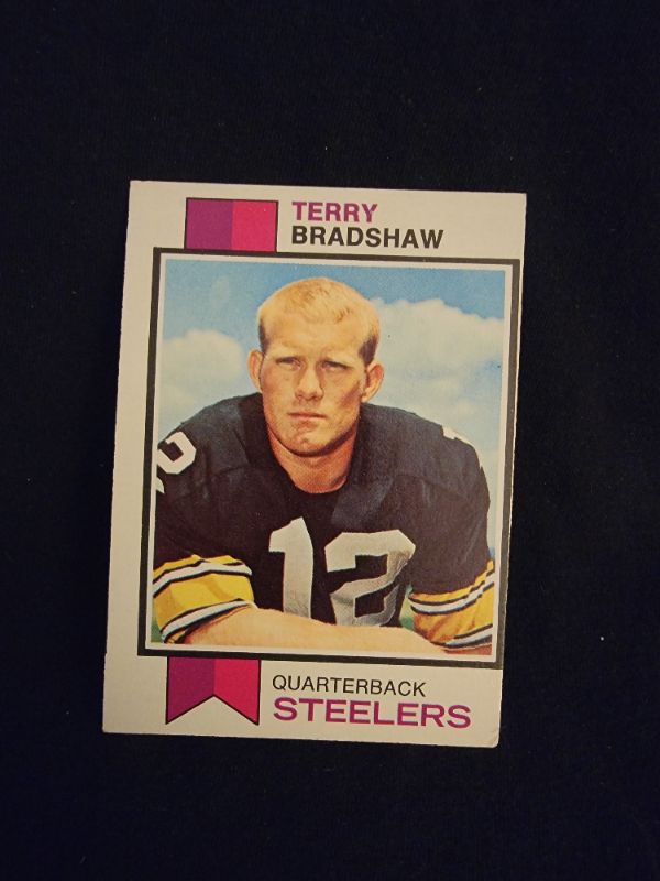 Photo 1 of 1973 TERRY BRADSHAW TOPPS CARD