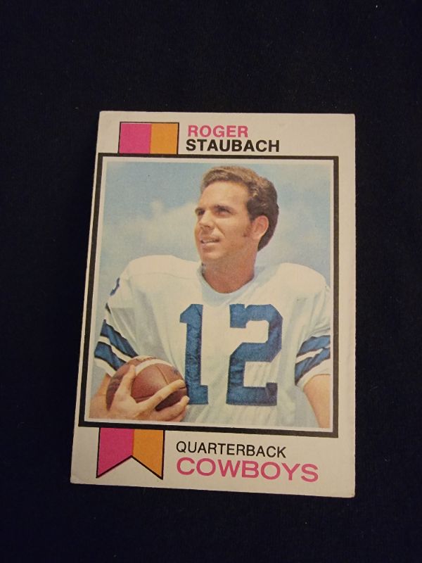 Photo 1 of 1973 ROGER STAUBACH TOPPS CARD