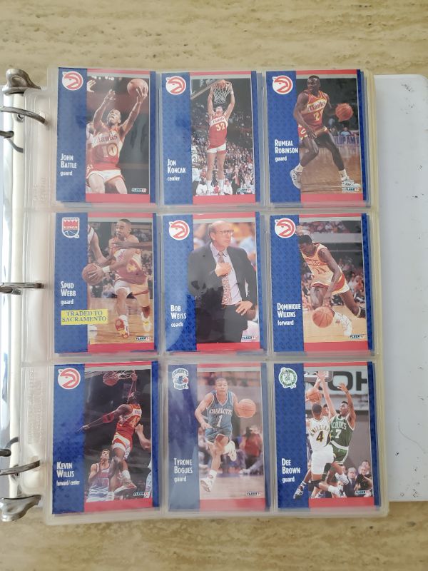 Photo 1 of 1991 FLEER BASKETBALL SET 
WOW IS THIS SET NICE!!