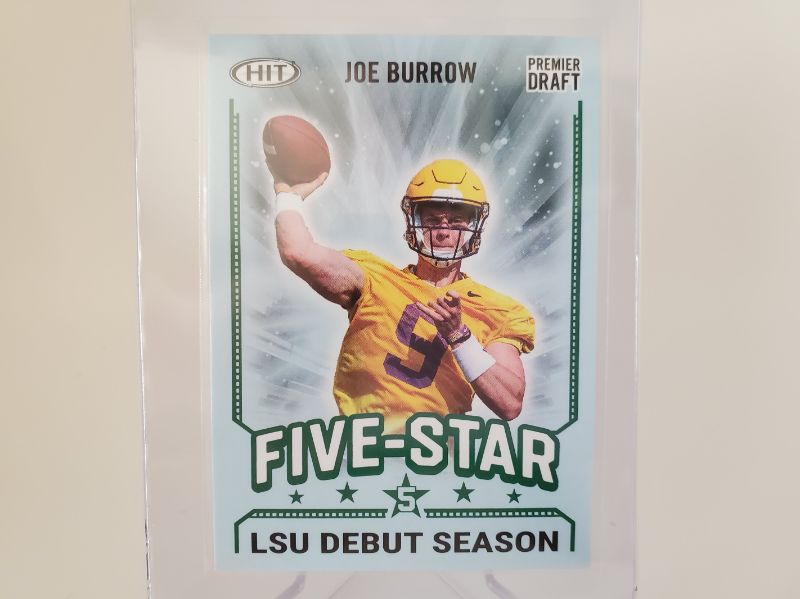 Photo 1 of 2020 PREMIER JOE BURROW ROOKIE!!
THIS IS A PERFECT EXAMPLE GET IT GRADED!!! FAST