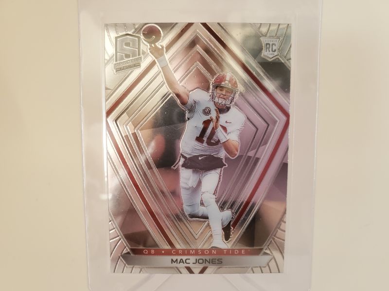 Photo 1 of 2021 PANINI SPECTRA MAC JONES!!
ANOTHER PERFECT CARD AND IS HE THE NEXT BRADY??