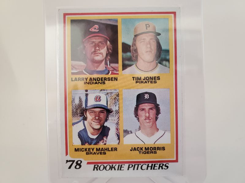 Photo 1 of 1978 JACK MORRIS ROOKIE!!