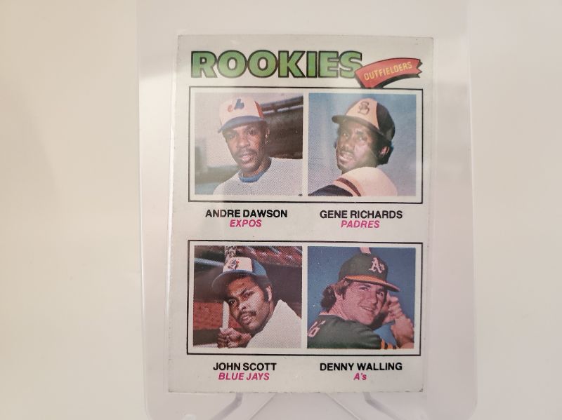 Photo 1 of 1977 TOPPS ANDRE DAWSON ROOKIE
A GREAT CARD OF A HALL OF FAMER!!