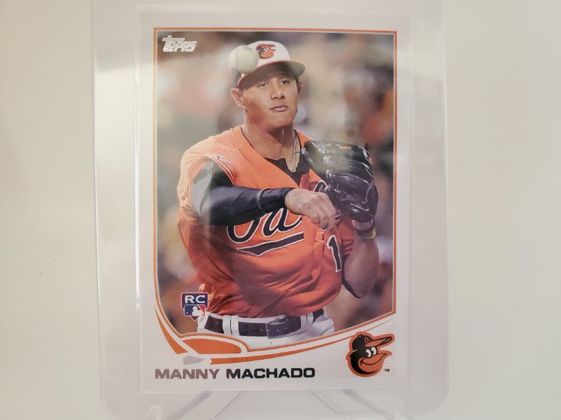 Photo 1 of 2013 TOPPS MANNY MACHADO ROOKIE
WOW IS THIS A PERFECT CARD.